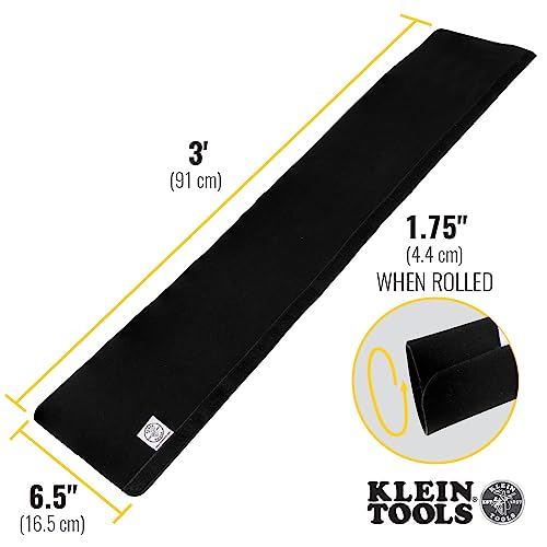 Close up of Klein Tools cable sleeve texture