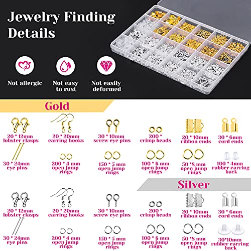 Assorted jewelry findings in the Shynek kit