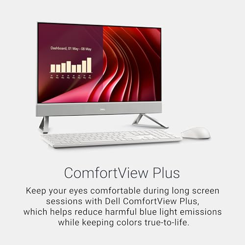 Close up of Dell AIO display narrow border