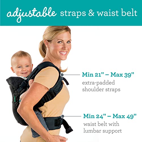 Adjustable straps on Infantino carrier
