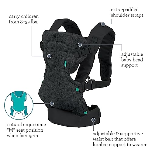 Side profile of Infantino 4-in-1 carrier