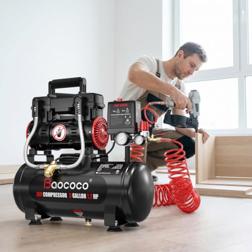 Top down view of Baococo air compressor controls
