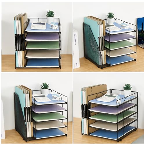 Compact 12-inch office desktop storage unit