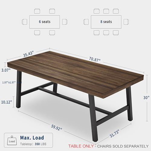 View of the rustic tabletop wood grain finish