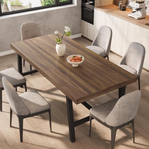 Full perspective of the Garvee 71 inch kitchen table