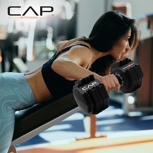 Hex shape of CAP ADJUSTABELL dumbbells