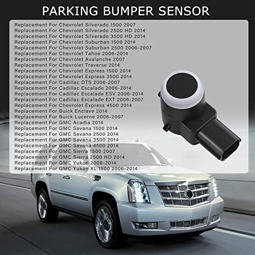 Detailed view of rear backup sensor O-ring