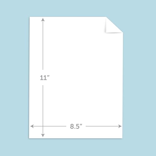 Stack of 300 sheets Neenah white cardstock