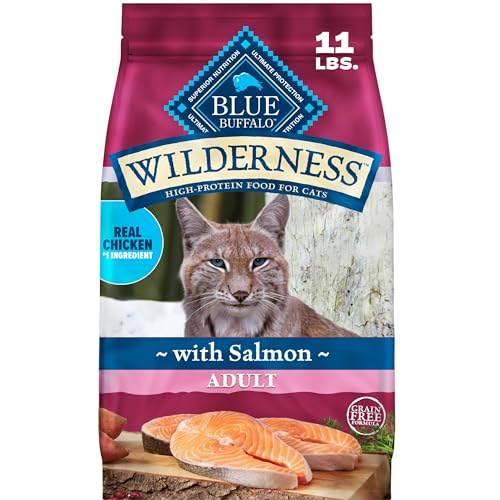 Blue Buffalo Wilderness Salmon dry cat food 11 lb bag