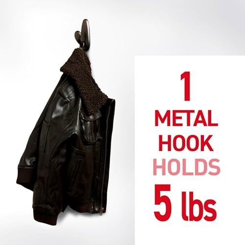 Command Forever Classic Large Metal Hooks in bronze color