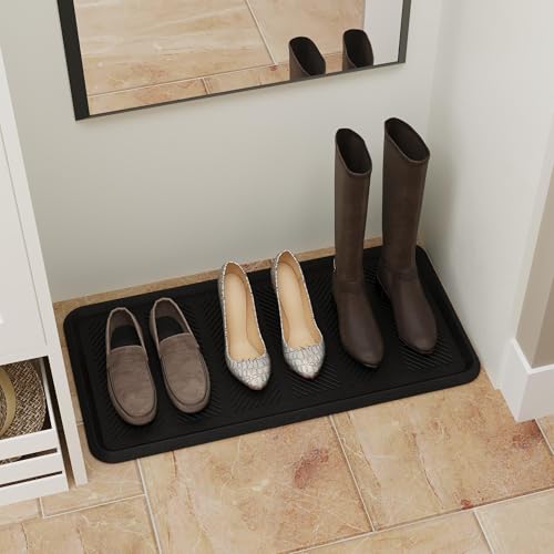 Top view of the Ottomanson rubber utility mat