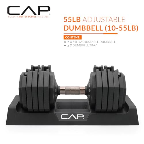 Close up of copper handle on CAP adjustable dumbbell