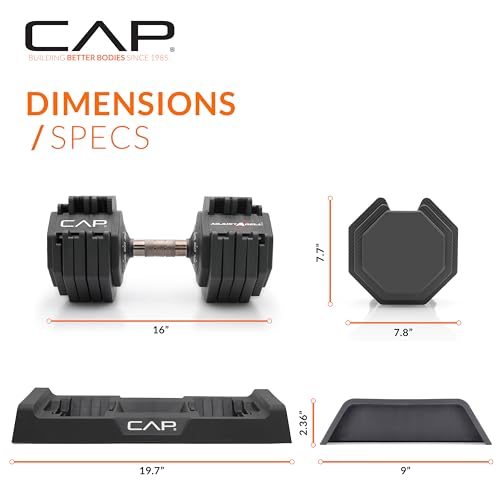 Nylon coated plates on 55 lb CAP dumbbell