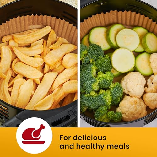 Convenient storage box for air fryer parchment paper
