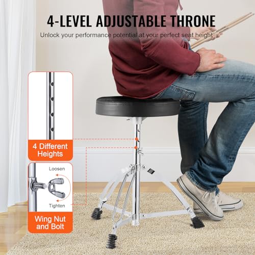 Carbon steel cymbal stand and hardware