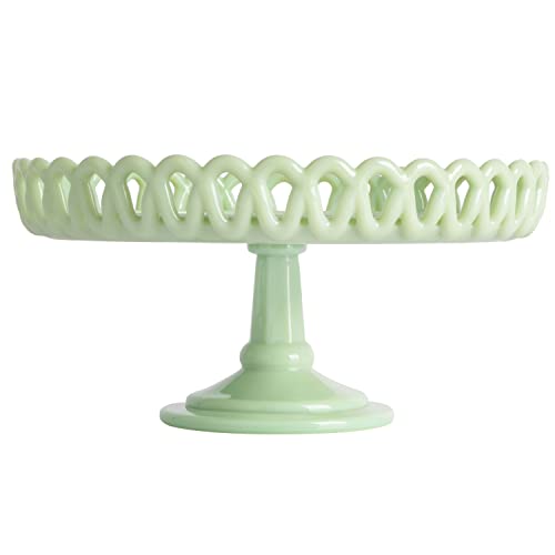 Footed base of Martha Stewart jadeite stand