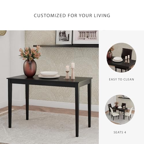 Side profile of the Kimonte rectangular table