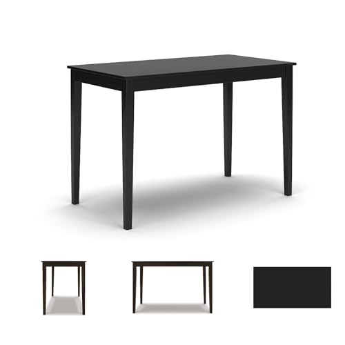 Angled view of the Kimonte contemporary dining table