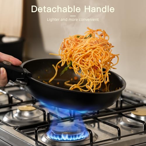 Astercook cookware set on induction stovetop