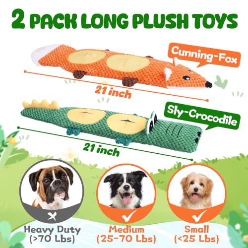 Fox-Crocodile plush dog toy design