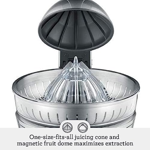 Close up of Breville citrus juicing cone