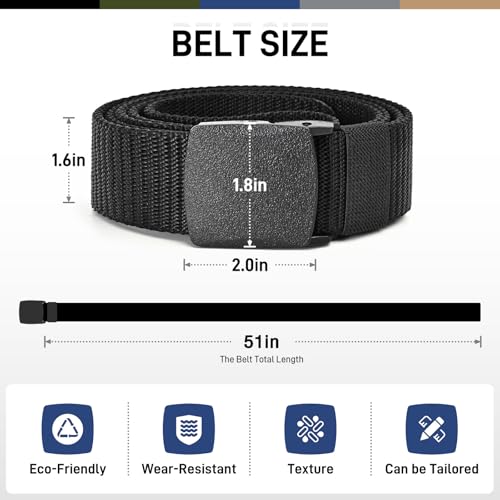 Five pack tactical canvas belts
