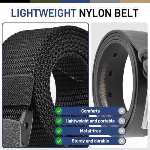 Non-metal belt plastic buckle