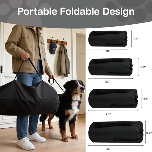 Noocyarn 4-Door Mesh Dog Kennel