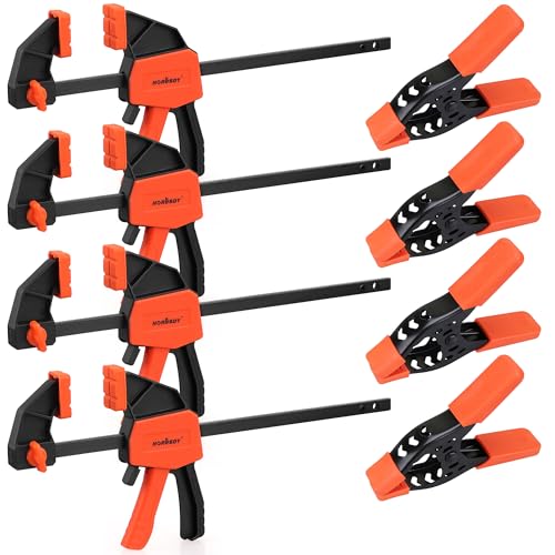 HORUSDY 8-pack bar and spring clamp set