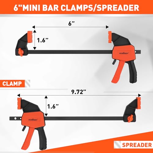 Quick-change jaw mechanism on bar clamp