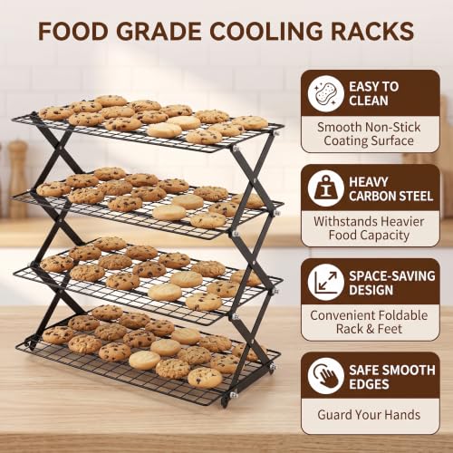 Smooth rounded corners of LIANYU baking rack