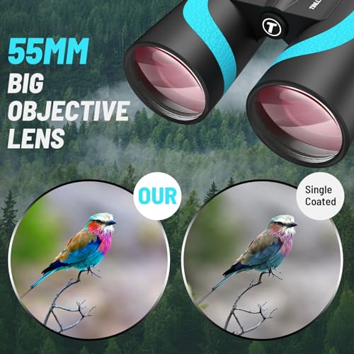 Phone adapter attached to Tinllaans binoculars