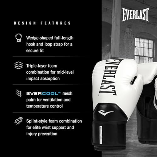 Everlast Elite 2 wrist cuff and strap detail