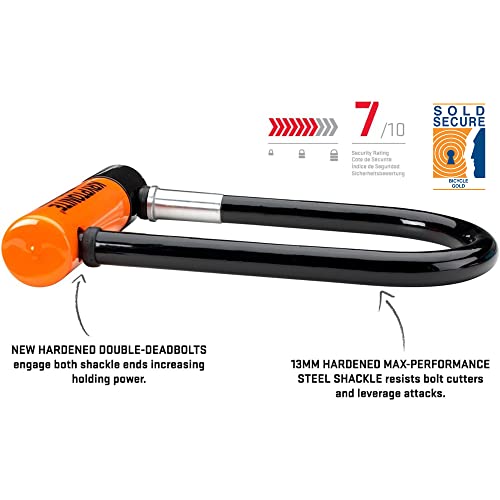 Evolution Mini-7 bike lock with 4 ft cable