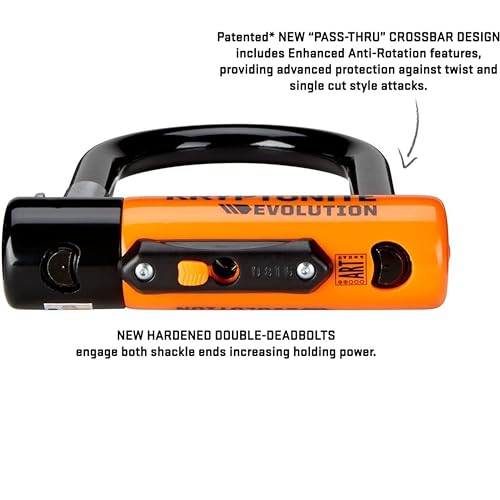 Kryptonite U-lock with mounting bracket