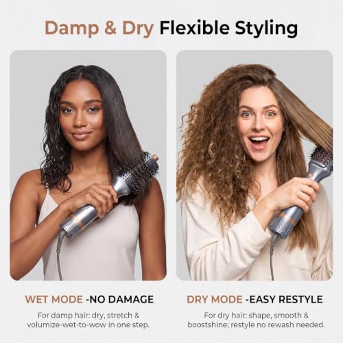 GOMYTH styling tool showing heat settings