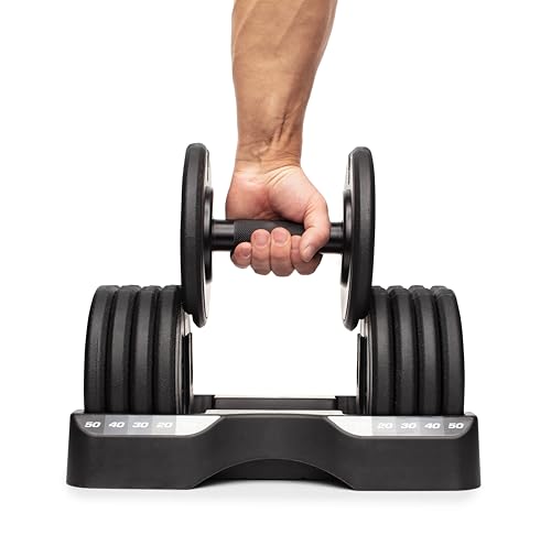 Close up of ProForm dumbbell adjustment mechanism