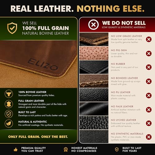 Leather coaster included with ELIZO desk set
