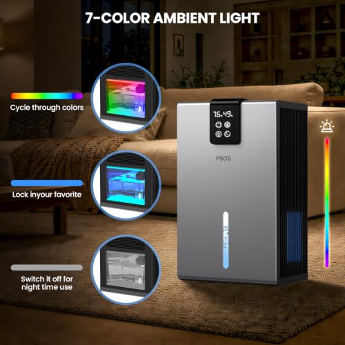 Compact PSOS dehumidifier in a modern bedroom