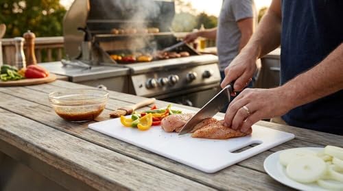 Durable polypropylene Farberware cutting board