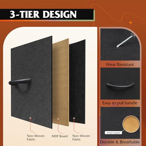 WLIVE dresser drawer detail with curved handles