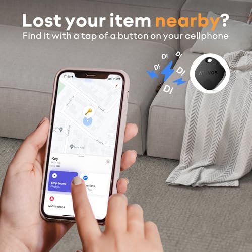 ATUVOS item locator attached to keys