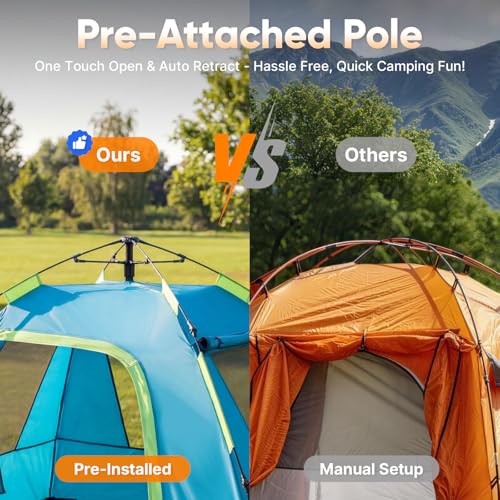 Interior view of GOLABS 2-person camping tent