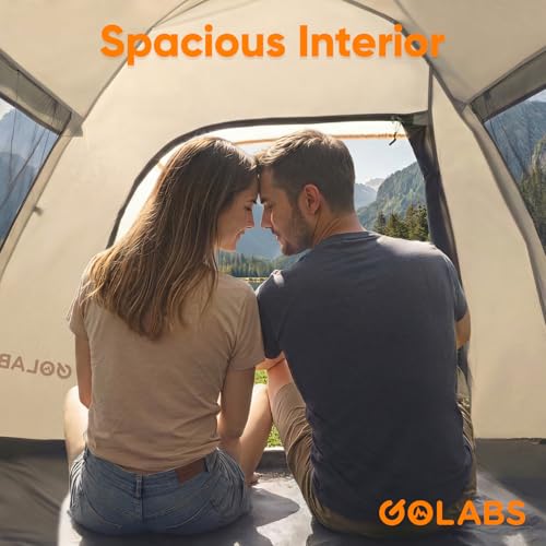 Side profile of GOLABS CT3 Blue tent