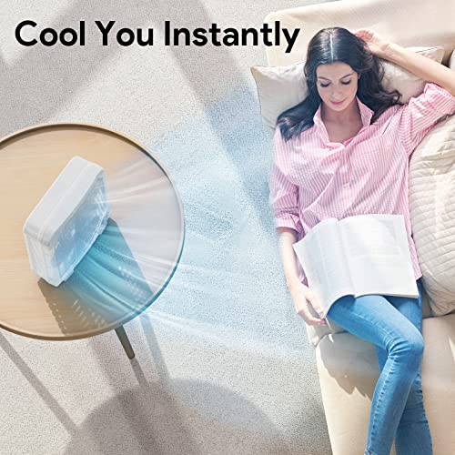 Portable Shinic fan on a window sill