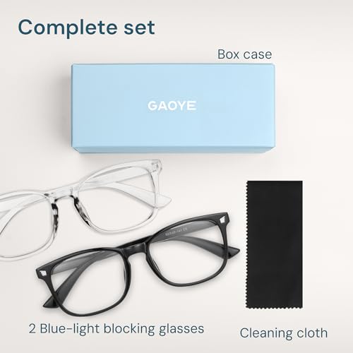 Gaoye blue light glasses in medium size