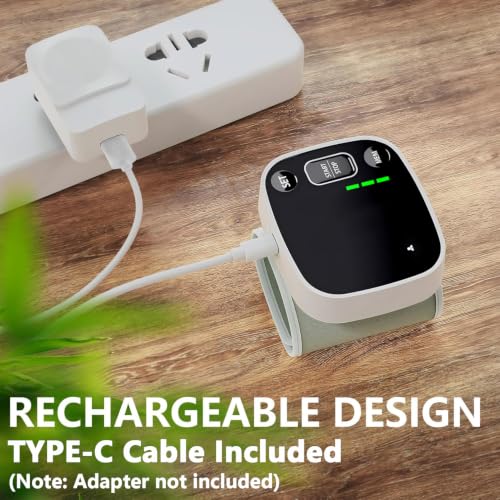 Type-C charging port on Oklar wrist monitor