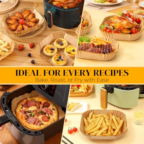 Demonstration of clean air fryer after using liner