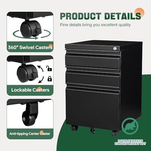 Letaya Filing Cabinet secure lock