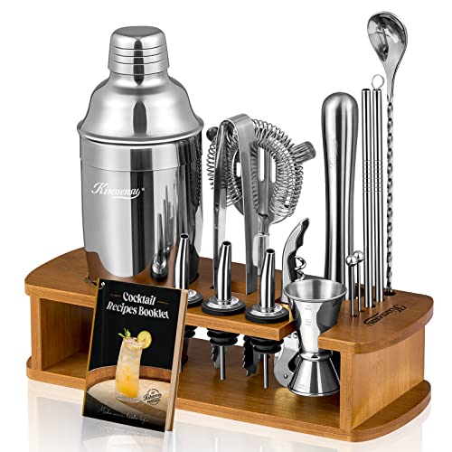 KITESSENSU cocktail shaker set 15-piece silver